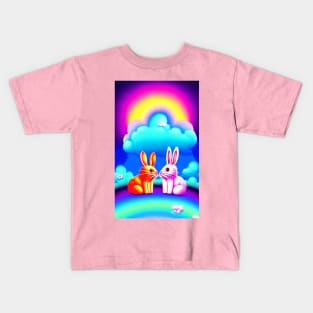 Cute bunnies Kids T-Shirt